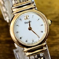 CITIZEN elegance 雙針 簡約白面盤 鍍金 瑞士石英錶 復古 2200-241258 女錶 古董錶