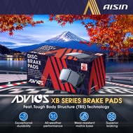 AISIN ADVICS BRAKE PAD SUBARU XV GP FORESTER SJ IMPREZZA GD9 TOYOTA GT-86 ZN6 BR-Z FRONT