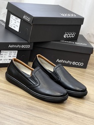 ใหม่ Ecco รองเท้าหนังธุรกิจลำลองผู้ชายรองเท้ารองเท้าสำหรับทำงานกลางแจ้งกีฬาวิ่งรองเท้าผ้าใบ AY21511