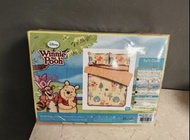 🌈5尺加大，齊4件套🌈全新 disney Winnie the pooh 迪士尼 小熊維尼 床單 枕頭袋 被袋