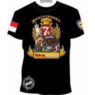 Latest 7 pickup Indonesian anniversary t-shirt men t shirt cotton t shirt graphic t shirt