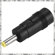 [I O J E] Yellow Tip 4.0x1.7 mm Male Plug to 5.5x2.1mm Female Jack DC Power Connector Black