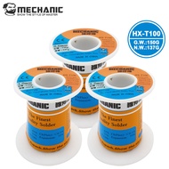 MECHANIC 1PCS HX-T100 150g Soldering Wire Mild Rosin Core 0.3mm 0.4mm 0.5mm 0.6mm 0.8mm 1mm 1.2mm Fo
