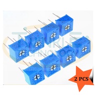3362P Trimmer Potentiometer Single Turn Preset 3362P (100R, 5K ohm) 2 Units / Pack