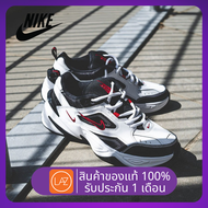 【โปรโมชั่นสินค้าแท้】NIKE M2K TEKNO running shoes sports shoes Breathable and lightweightรองเท้าผู้ชา