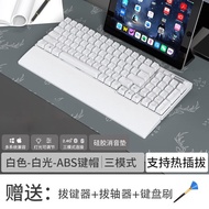 RK96 Wired/Wireless 2.4G/Bluetooth Triple Mode Mechanical Keyboard 96 Keys White Light Hot Swap with
