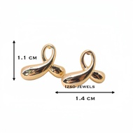Izso - Brie Earring - Statement Stud Earring - 18K Gold Plated Titanium Steel Anti-Rust