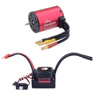 Replacement 3650 5200KV Waterproof Brushless Motor Shaft 3.175mm with 60A Brushless ESC Compatible w