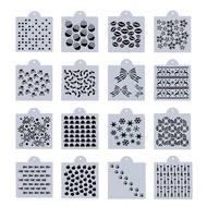 pu 4259 Elephant Pine Cone Drawing Template Masking Version Finger Smudge Tool Hollow Board Hand Pai