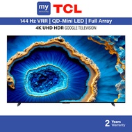 TCL 55 65 Inch QD Mini LED 144Hz VRR 4K UHD HDR Google TV 55C755 65C755