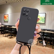 Softcase tali sling Oppo A15 Oppo A15S A35 Case Oppo A15S Case Oppo A15 Case Oppo A35 Case Oppo A15