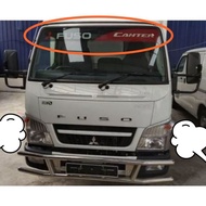 Sticker Fuso Canter Original Design (Stikcer Cermin Besar Depan Lori Mitsubishi Fuso) Size: 71 x 7