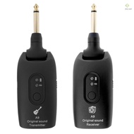 2.4G Wireless Guitar System Electric Guitars Transmitter and Receiver Set Built-in Rechargeable Batt
