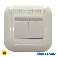 Panasonic Hotel Series Switch 2G 2W 5532 Wide Series White 2 Gang 2 Way 2 Way Switch