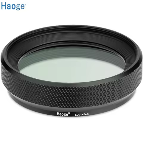 Haoge Metal Lens Hood with MC UV Protection Multicoated Ultraviolet Lens Filter for Fujifilm Fuji X1