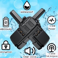 [2 Units] HT Handy Talky OkyRadio N6 Radio 5W 128CH UHFVHF FM 2 Way