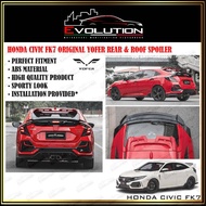 CIVIC FK8 ORIGINAL YOFER DESIGN REAR SPOILER & ROOF SPOILER