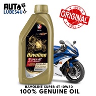 Caltex Havoline Super 4T 10W50 Fully Syn 1L (FOC Keychain) - Caltex Motorcycle Oil