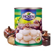 (Set Of 2 Cans) Canned Tubers, Water Chestnuts Whole (565g) - HOSEN