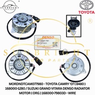TOYOTA CAMRY '07 ( 8480 ) 168000-1280 / SUZUKI GRAND VITARA DENSO RADIATOR MOTOR ( ORG ) 168000-7980
