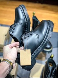 Dr.Martens 1461 Mono black 黑色 全黑 黑線 皮鞋 男女款