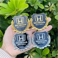 【Limited Time Offer】 Honda Metal Car 3D Logo Badge Sticker Fashion Car Decoration Accessories for City Hrv Civic Wrv Brio BRV Fit Accord Vezel