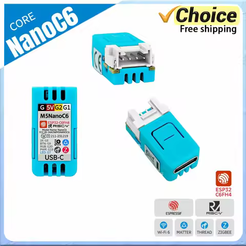 M5Stack NanoC6 Dev Kit Micro Low Power IoT Development Board ESP32-C6FH4 for IoT Intelligent housing