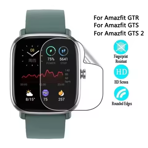 Soft TPU Clear Protective Film For Amazfit GTS 2 Mini gts2 gts 2e Screen Protector Sport Smart Watch