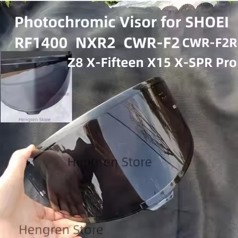 Photochromic Visor for SHOEI RF1400 RF-1400 NXR2 CWR-F2 Z8 CWR-F2R X15 X-15 X-Fifteen X-SPR Pro Auto