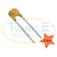 Capacitor 200V Radial 22pf , 100pf 5 pcs