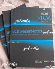 包順豐 FRM 2026 Part 1 and Part 2 Kaplan Schweser Notes