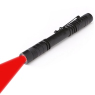 3W Pen Type Red Light LED Flashlight Astronomy Night Vision 2*AAA Battery Torch