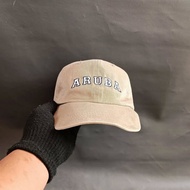 ARUBA - Simple Cap Unisex Men's and Women's Hat ARUBA Brown