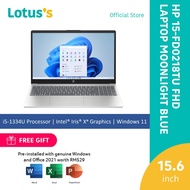HP 15-Fd0218TU 15.6" FHD Laptop Moonlight Blue (i5-1334U,8GB,512GB,15.6", W11, BLU, H&S)