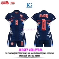 COD JERSEY TIM SETELAN JERSEY OLAHRAGA BAJU VOLI WANITA FULL PRINTING GRATIS CUSTOM NAMA DAN NOMOR