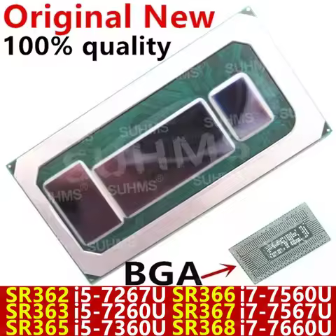 100% New SR362 i5-7267U SR363 I5-7260U SR365 I5-7360U SR366 I7-7560U SR367 I7-7567U SR368 I7-7660U B