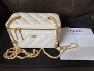 Chanel Vanity white 長盒子 白色