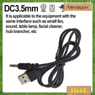 1m 2A USB to DC 3.5x1.35mm Replace Charger Power Cable for Table Lamp Flashlight [Sunburst1.my]
