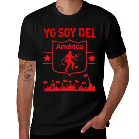 America de Cali Colombia Futbol Camiseta Jersey TShirt T-Shirt Work Utility Casual Tee Shirt