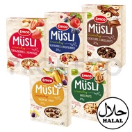 EMCO Musli Crunchy Healthy Cereal Breakfast (Chocolate Hazelnut / Strawberry Almond / Hazelnut / Tro
