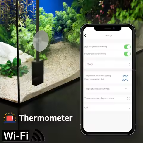 Intelligent fish tank WIFI high-precision fish tank thermometer aquarium tube water temperature mete