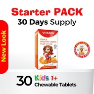 VITASEN Multivitamin Plus Lysine Chewable Tablet  - For Kids Growth & Appetite