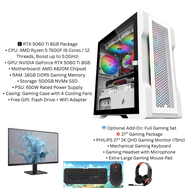 FULL SET Custom Gaming PC Ryzen 5 7500F RTX 3050 / RTX 5060 / RTX 5060 Ti / RTX 5070 DDR5 Desktop