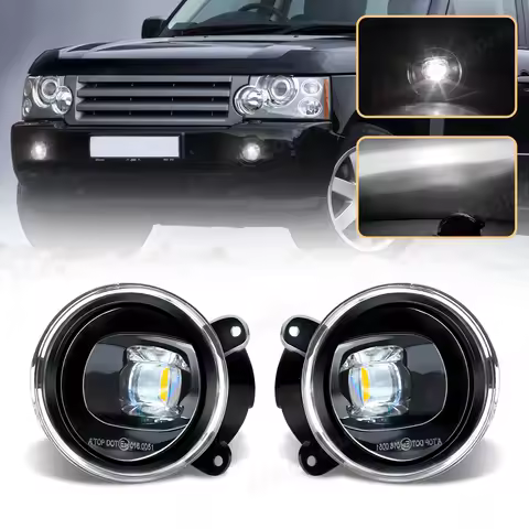 LED Fog Lights For Land Rover Discovery 2 3 Range Rover Sport L322 H11 3000K Front Bumper Driving Li