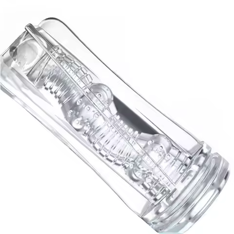 Transparent Male Masturbation Cup Long-lasting Training Masturbation Device Without Vibrator Artific