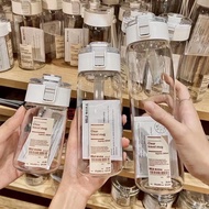 SET OF 3 MuJi TRANSPARENT WATER BOTTLE WATER BOTTLE
