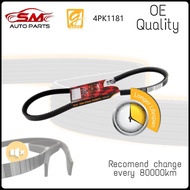 Gaido Fan Belt 4PK1181 - Perodua Myvi 1.5 New M800 2017- Tali Kipas Kereta