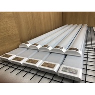 Semicircular LED Light, 1.2m Dustproof Double LED Light - Semicircle LED Tube Light Set 40W 60w