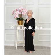 ✼JUBAH BUDAK MUSLIMAH PLAIN COMO CREPE✸