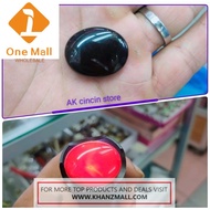 [KhanzMall] Cincin  Batu  Akik  Yaman  Suluh  Merah  Asli